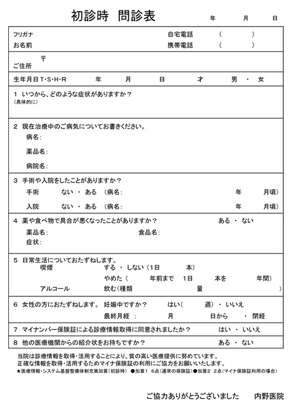 初診時